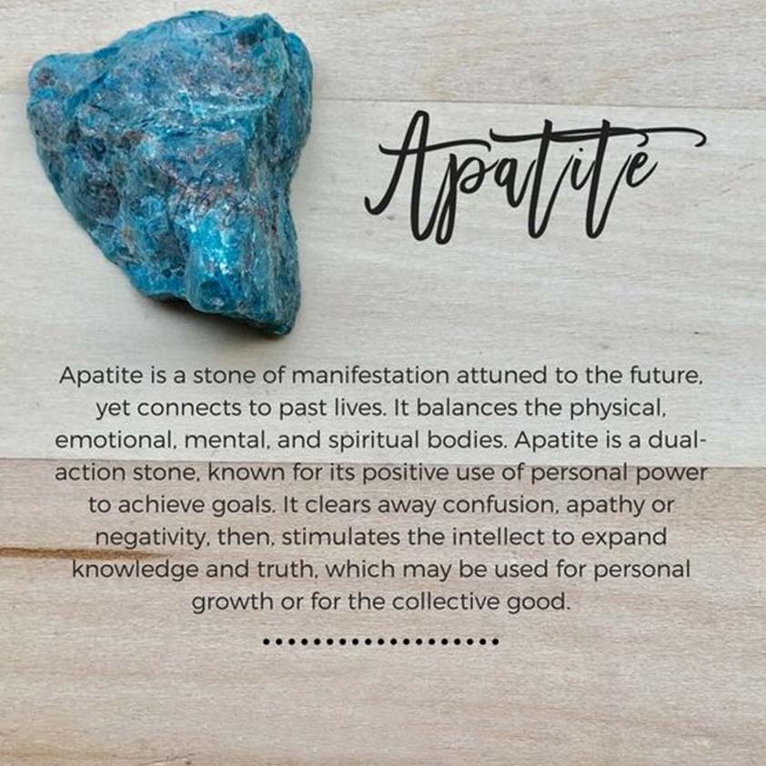 Reshamm Pre-Energized Unisex Premium Apatite Natural Crystal Stone Bracelet for Enhanced Learning, Mental Clarity and Motivation