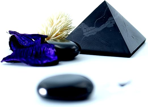 Black Tourmaline Crystal Pyramid Natural Black Tourmaline Stone Pyramid for Reiki Healing Crystal Healing Vastu Positive Energy Money Home Décor