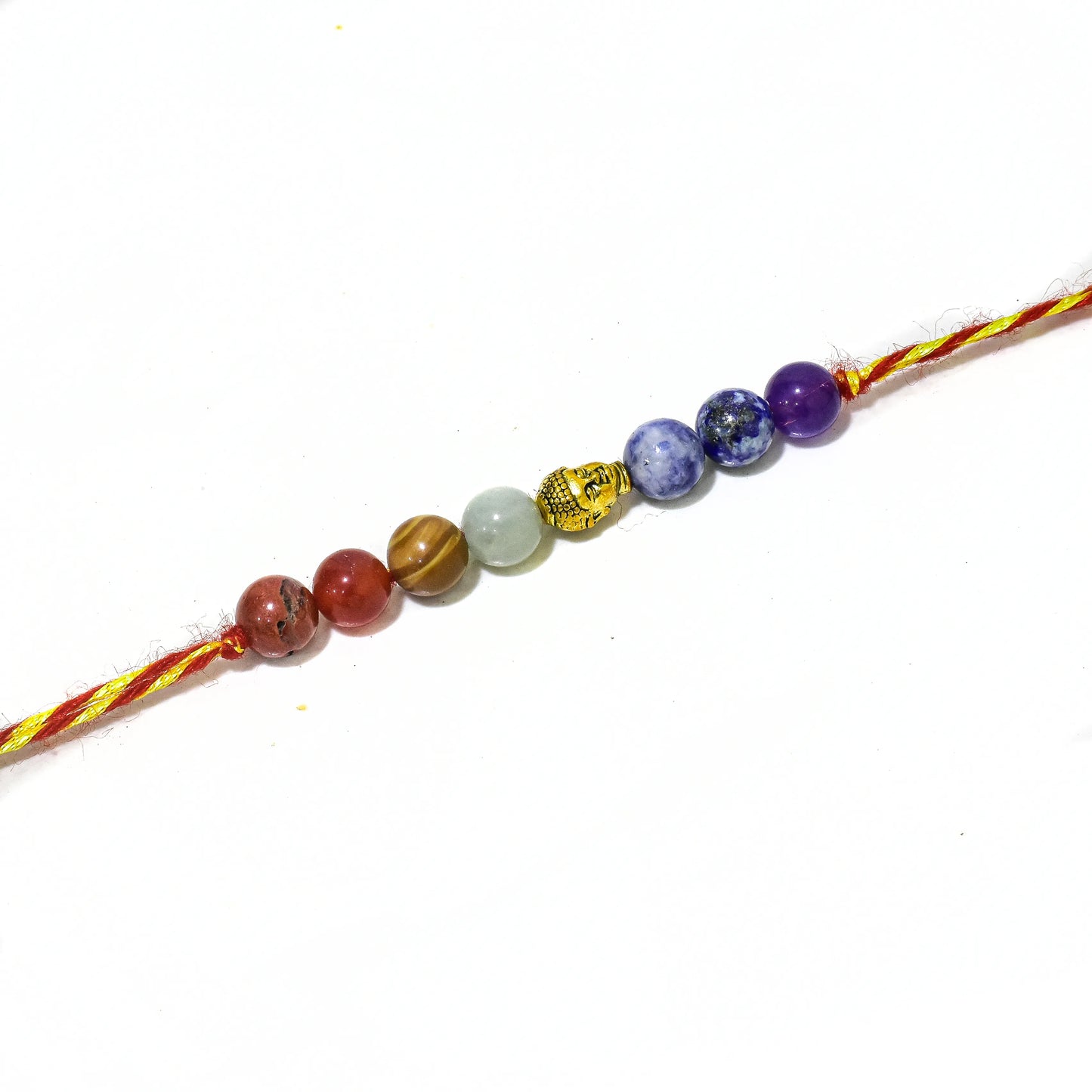 7 Chakra Rakhi With Buddha Charm