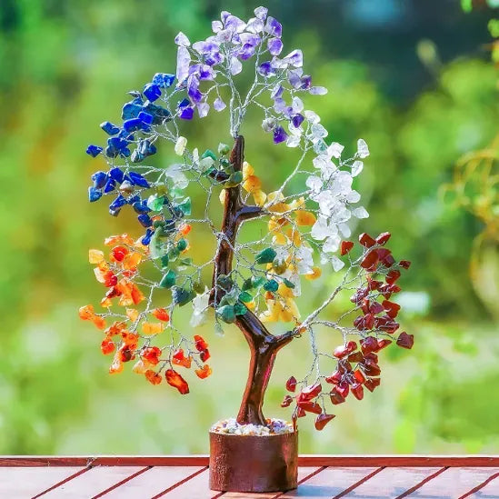 7 chakra money tree Reshamm Seven Chakra Gemstone Money Tree for Vastu, Feng Shui, Natural – Reshamm Crystal Vastu
