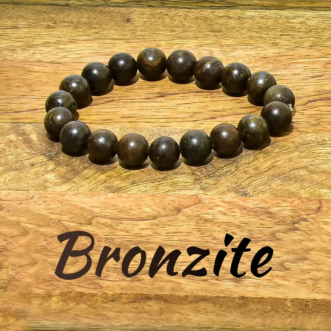 Bronzite Unisex Natural Crystal Stone Bracelet