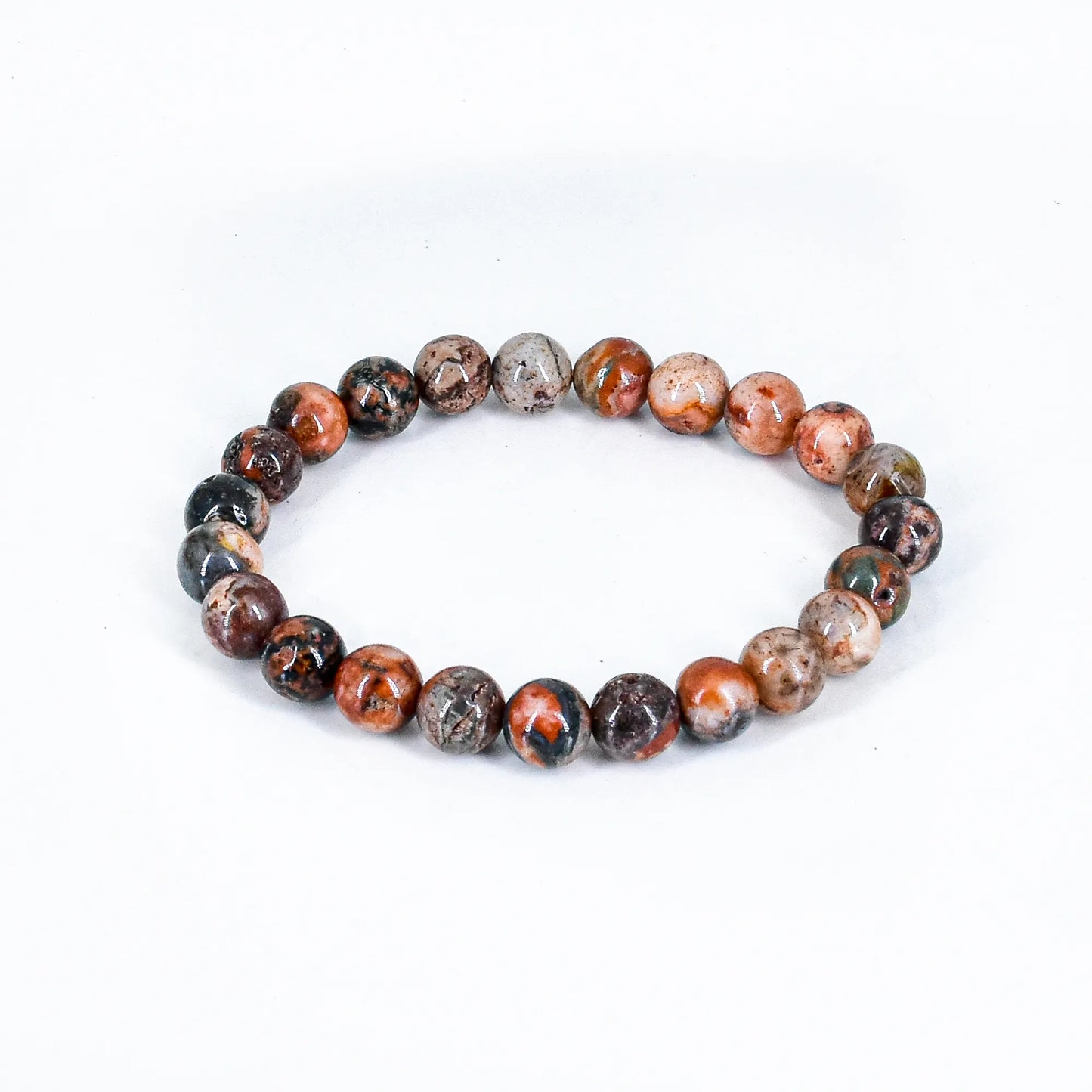 Tree Agate Red Crystal Stone Bracelet for Peace and Tranquilty