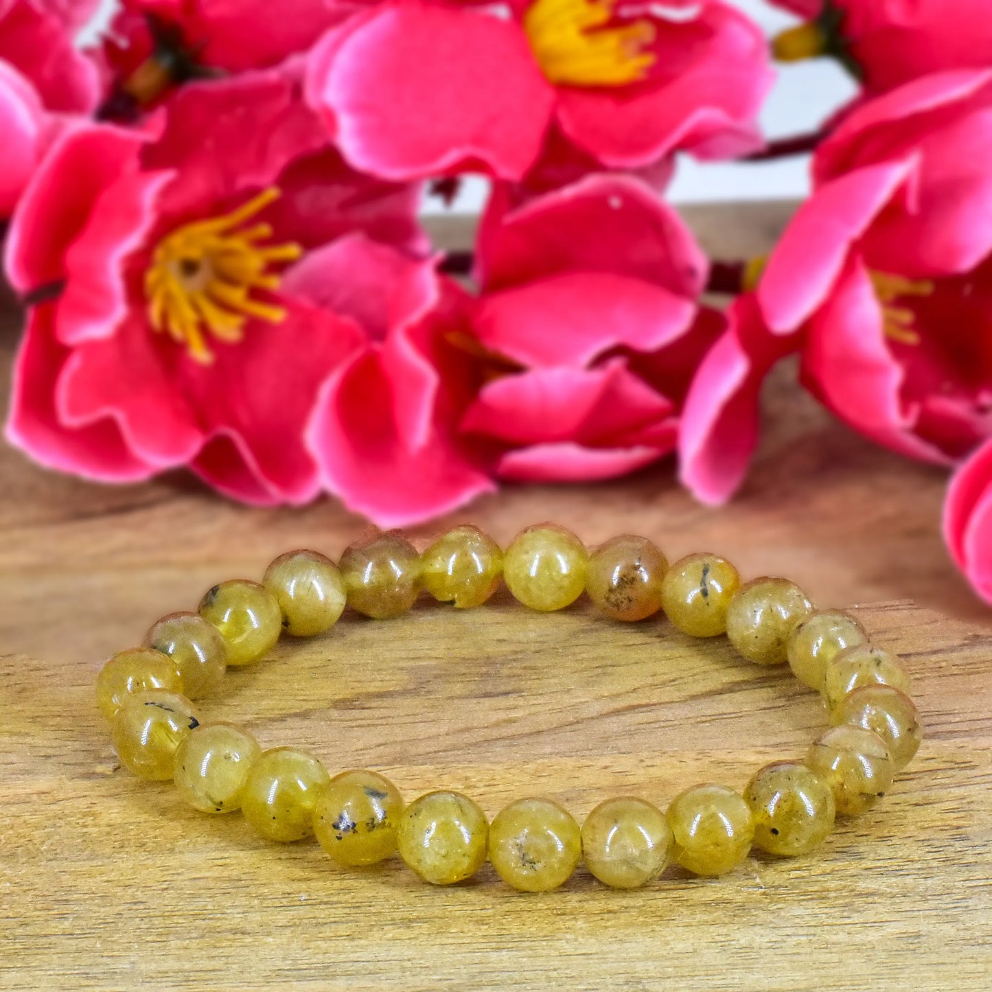 YellowApatite Crystal Stone Bracelet for Positivity