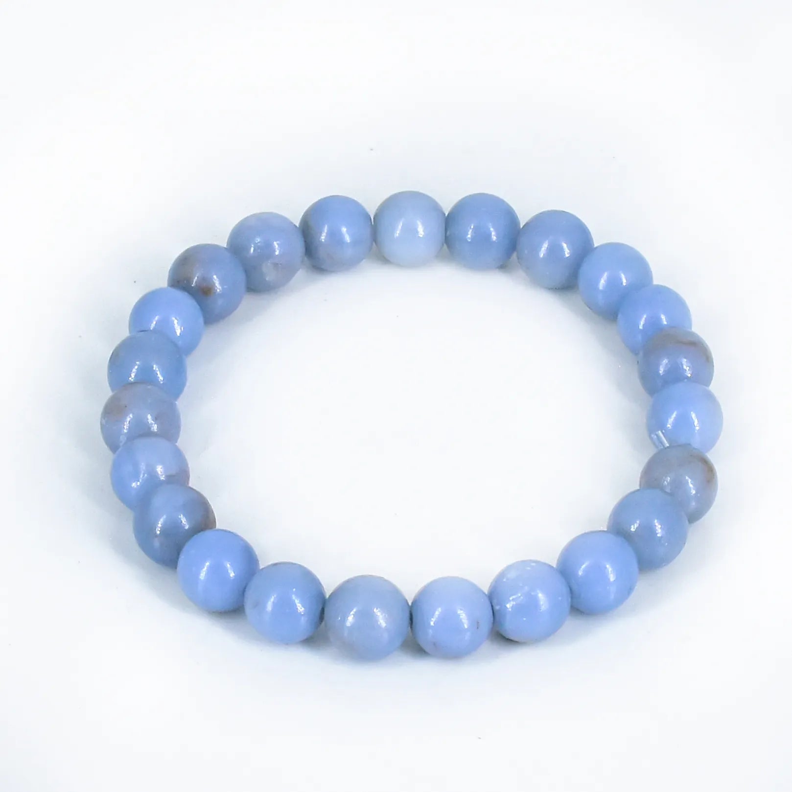 Angelite Crystal Stone Bracelet for Reiki