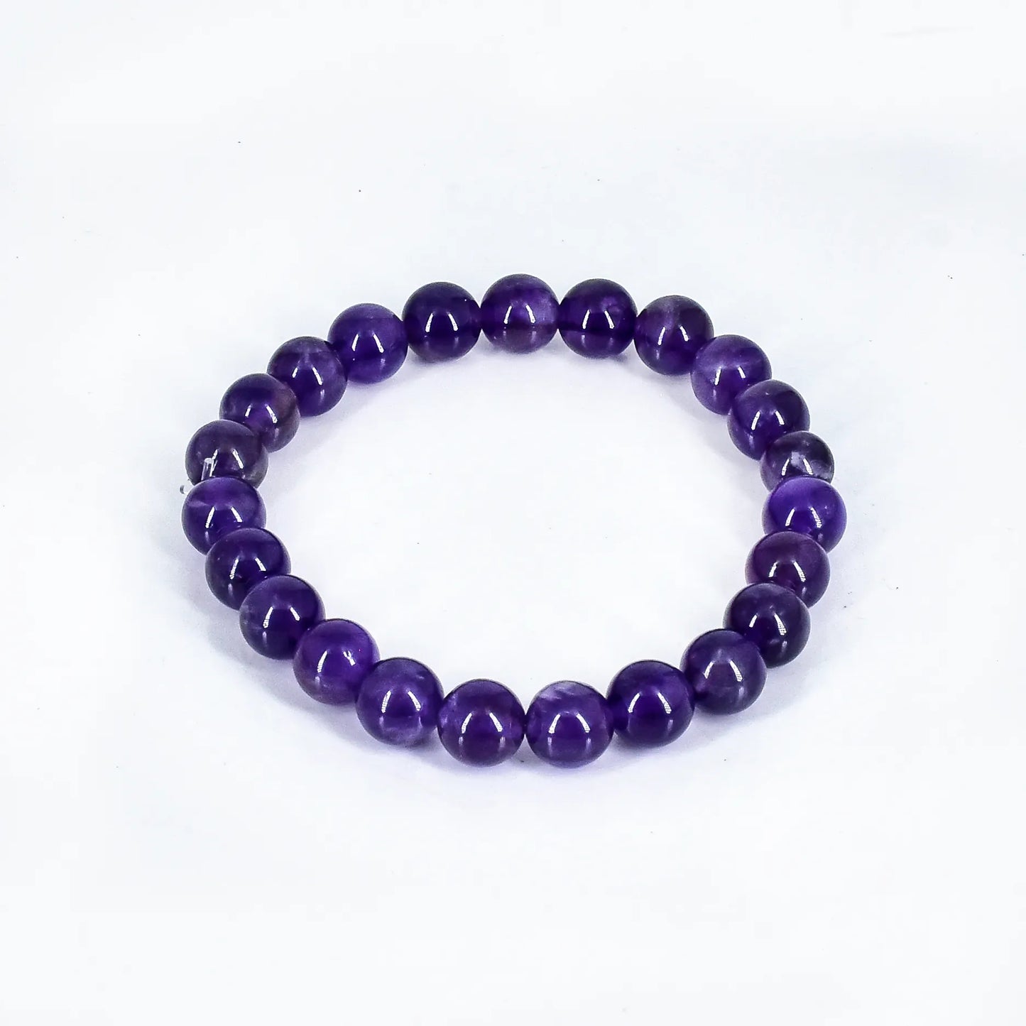 Amethyst Crystal Stone Bracelet for Abundance