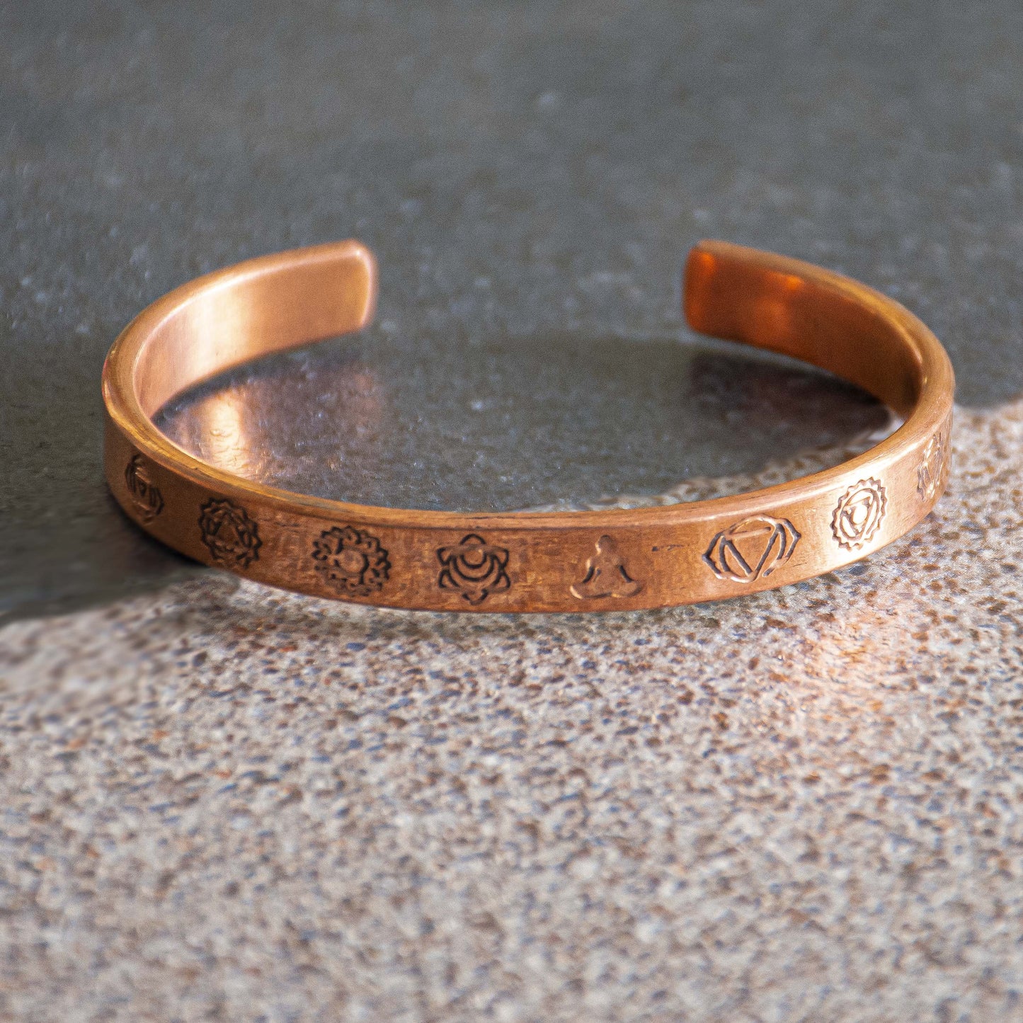 7 Chakra Copper Kada  (Pack of 2)