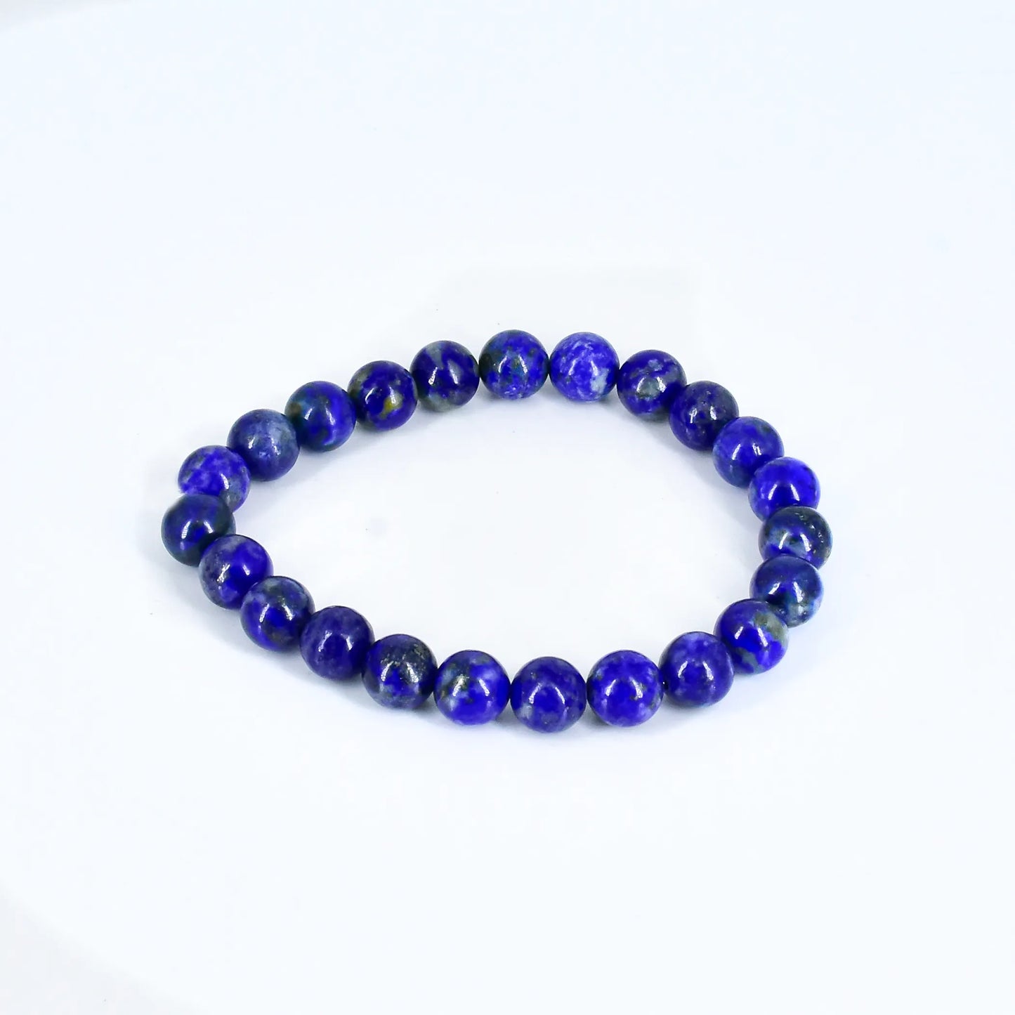 Reshamm Pre-Energized Unisex Premium Lapis Lazuli Natural Crystal Stone Bracelet for Spiritual Connection, Truth and Wisdom
