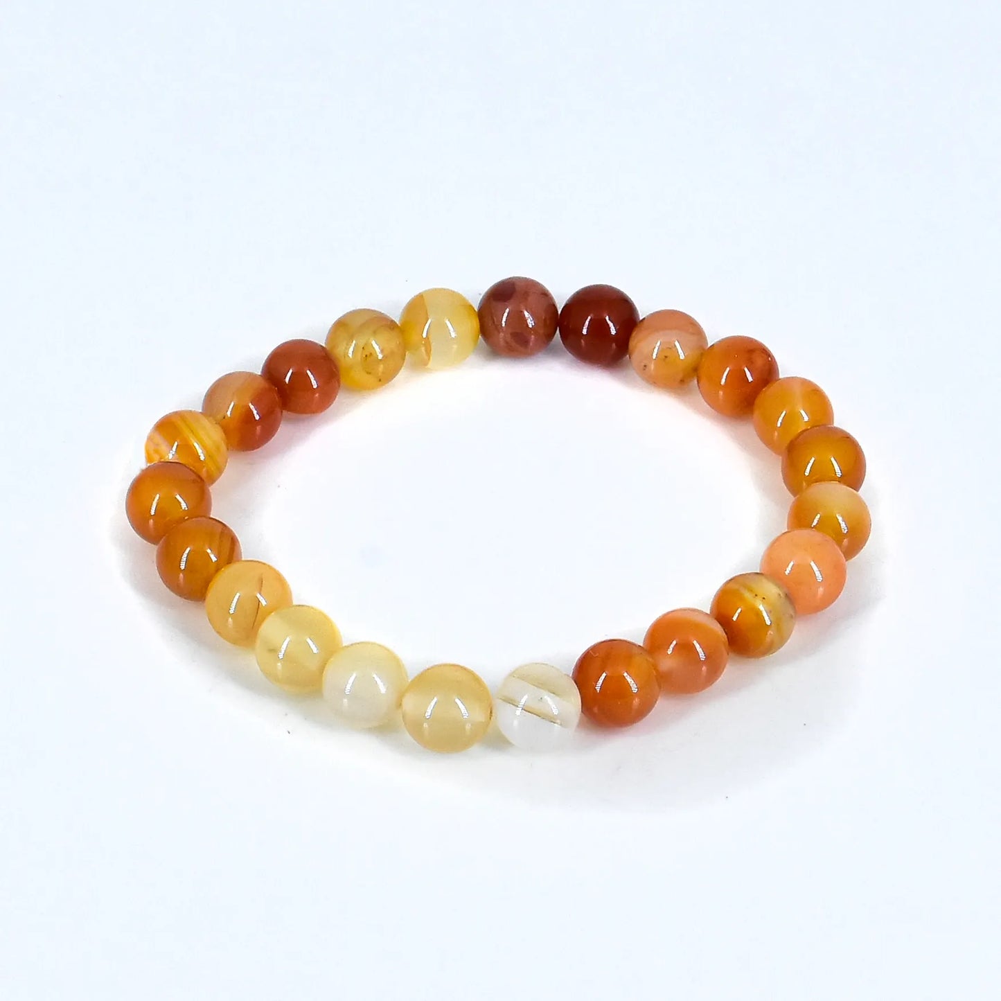 Carnelian Unisex Natural Crystal Stone Bracelet.
