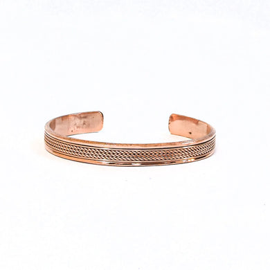 Thin Spiral Wire Copper Kada By Reshamm