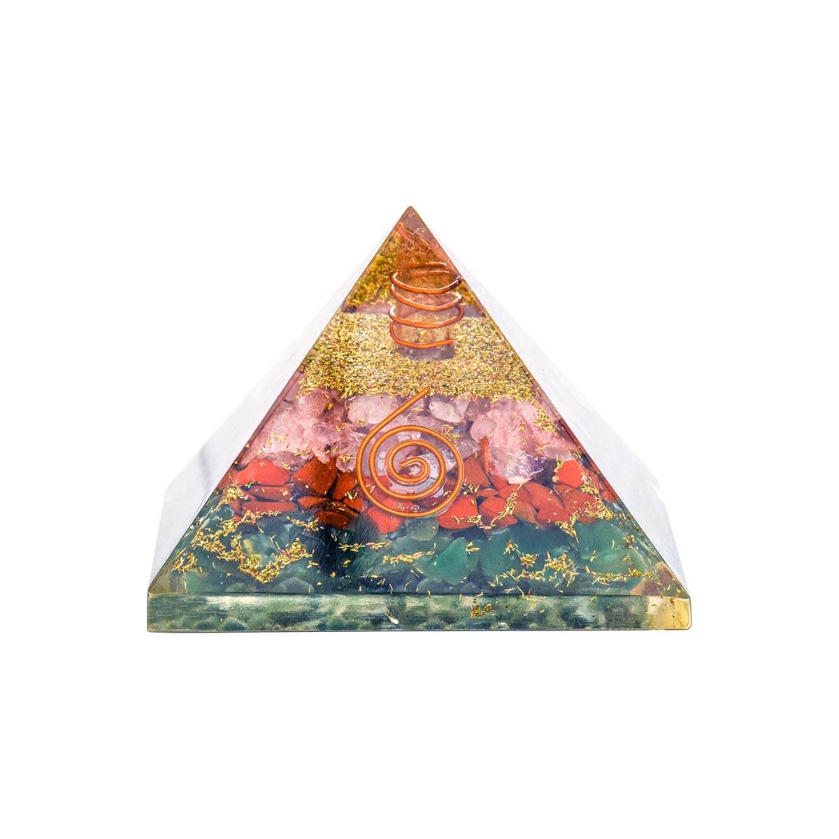 Pre Energized Natural Stablity & Growth in Relationship Pyramid Made of Natural Crystal for Stability, Healthy & Growth in Love, Marriage Relationship. Feng Shui Remedy
