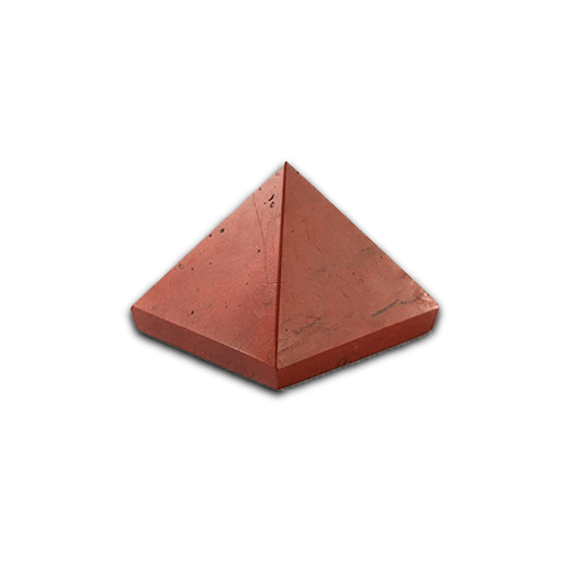 Red Jasper Pyramid for Balance, Stamina, Courage, Strength, Showpiece for Car Dashboard Home Office Table Accessories Gifting Option