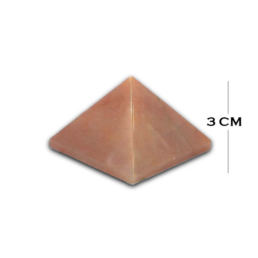 Orange Aventurine Pyramid for Joy & happiness, emotions, Showpiece for Car Dashboard, Home & Office Table, Accessories for Gifting option