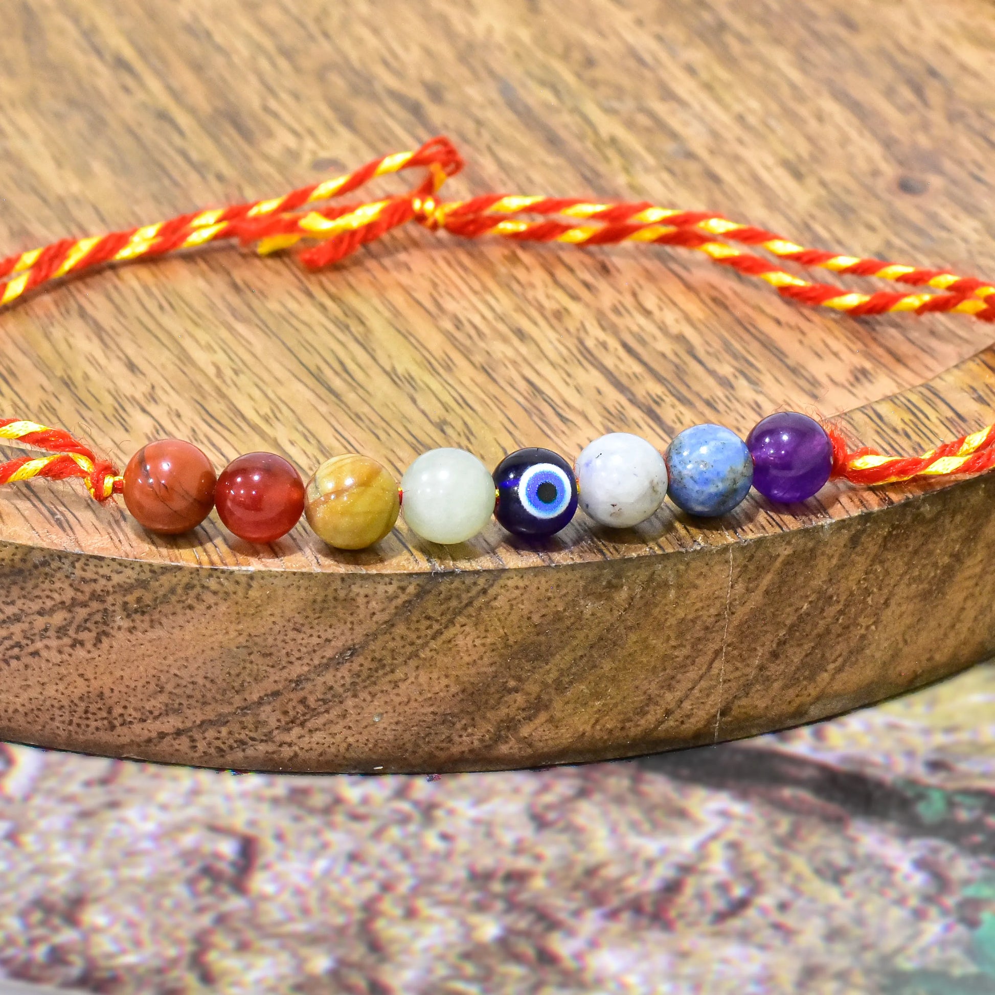 7 Chakra Evil Eye Rakhi