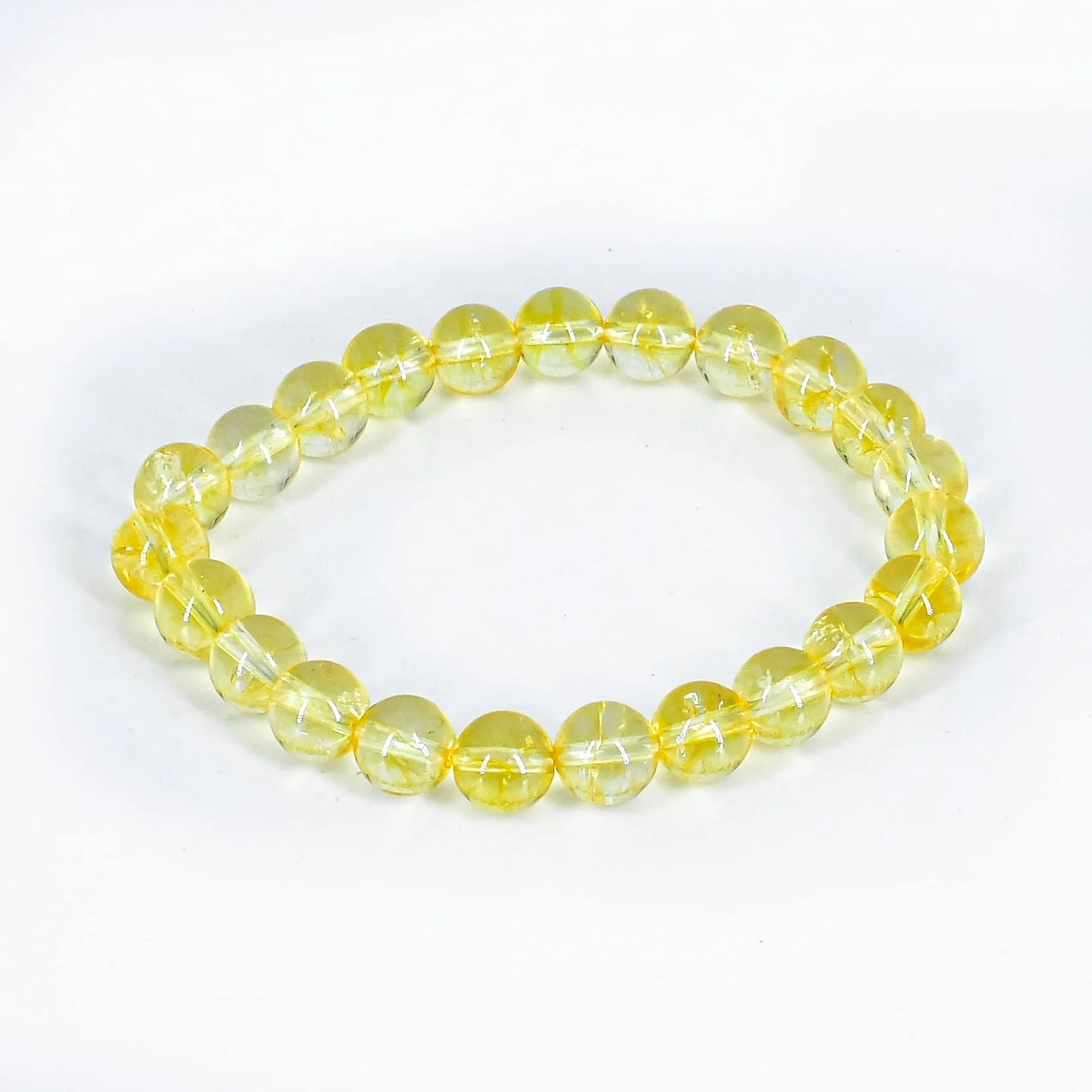 Citrine Unisex Natural Crystal Stone Bracelet