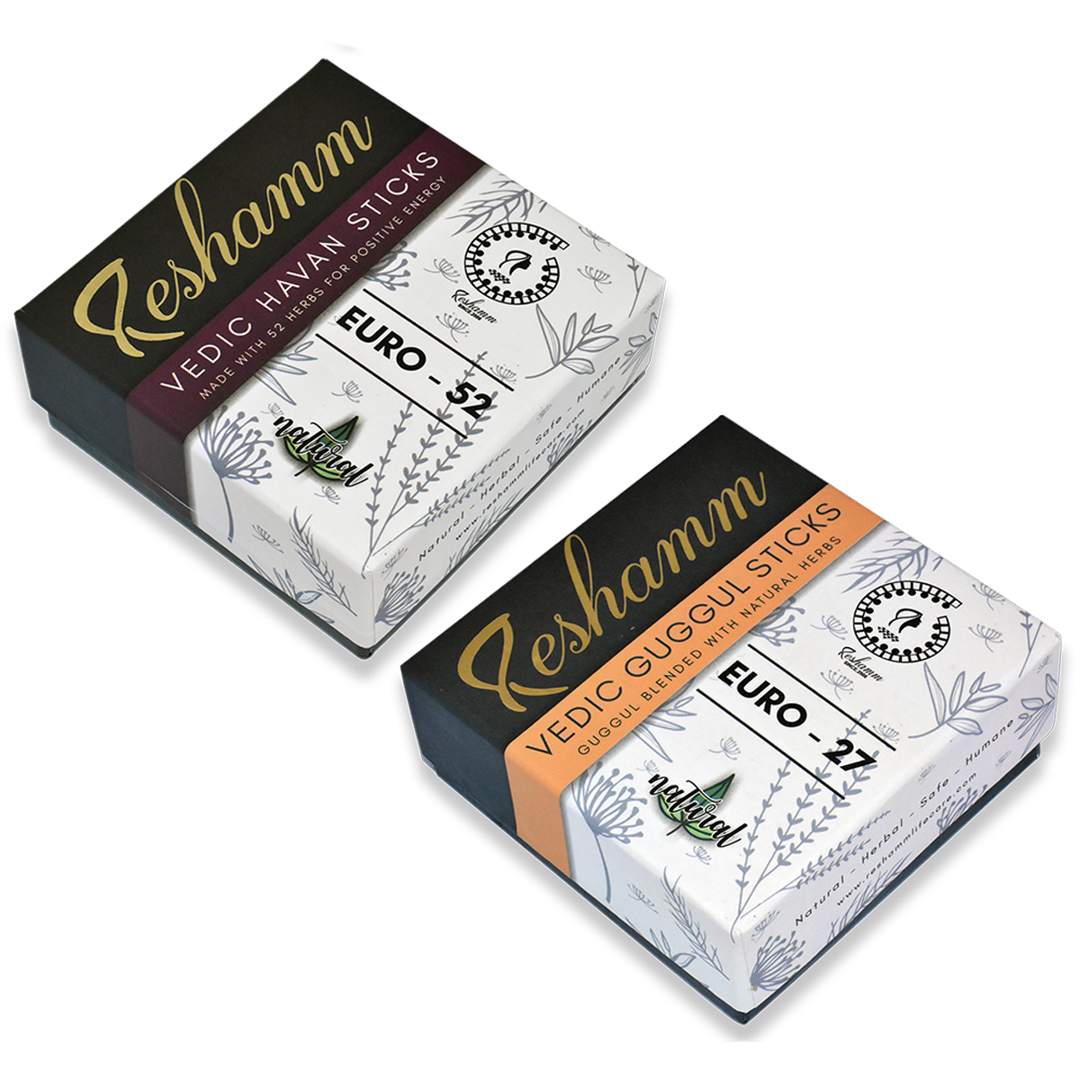 Natural & Herbal Vedic Guggul Stick & Havan Stick Made upto 97 Types Of Natural Herbs For Positive Energy, Money Attraction, Meditation, peace and overall prosperity (Pack of 2)