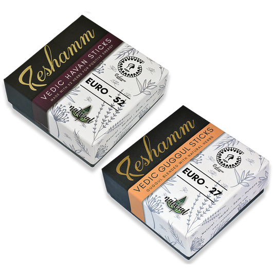 Natural & Herbal Vedic Guggul Stick & Havan Stick Made upto 97 Types Of Natural Herbs For Positive Energy, Money Attraction, Meditation, peace and overall prosperity (Pack of 2)