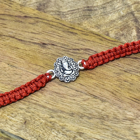 Ganpati 92.5 Sterling silver Rakhi