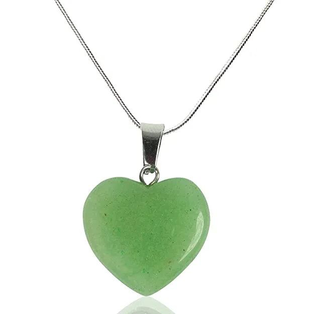 Green Aventurine Heart Pendent