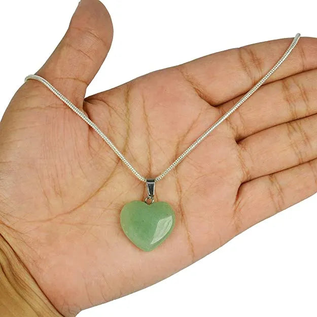 Green Aventurine Heart Pendent
