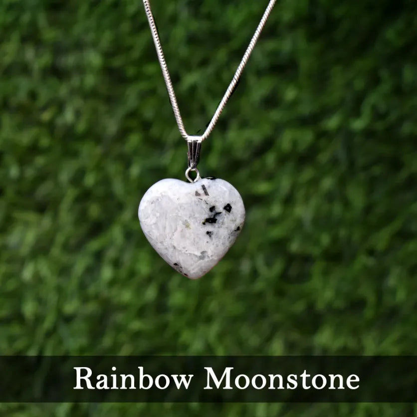 Moonstone Heart Pendent