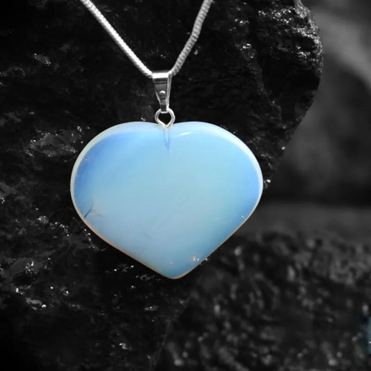 Opalite Heart Pendent