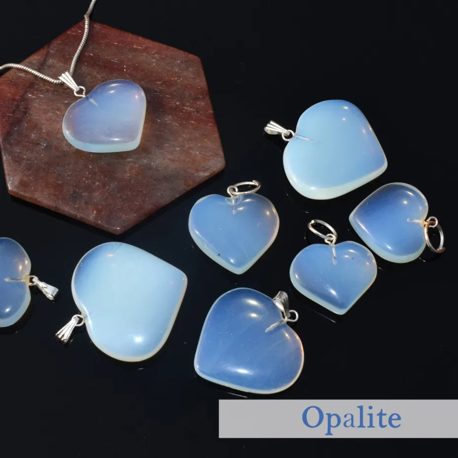 Opalite Heart Pendent