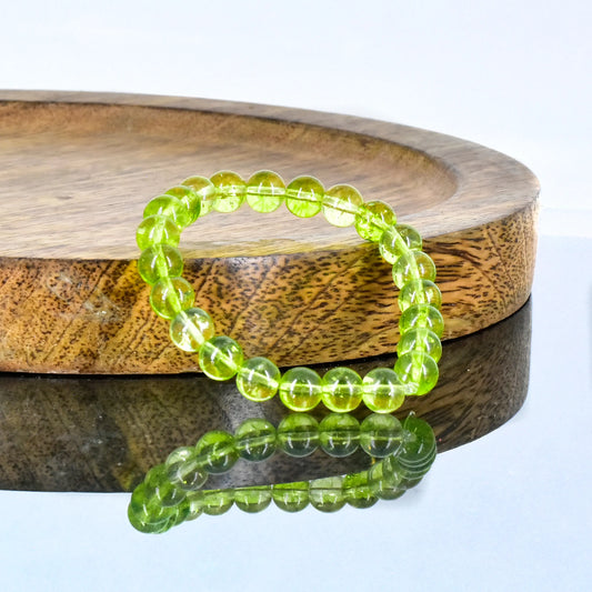 Peridot bracelet