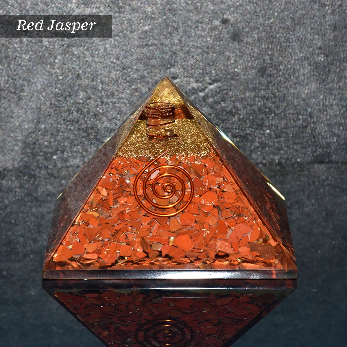 Red Jasper Pyramid 