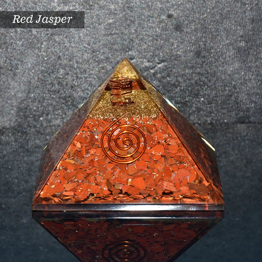 Red Jasper Pyramid 