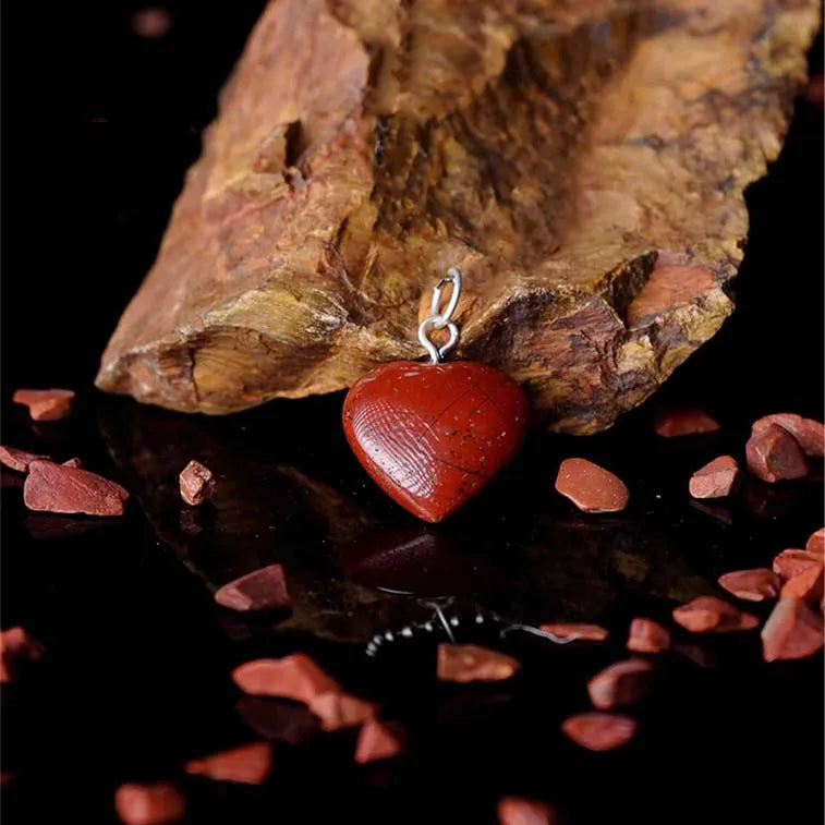 Red jasper Heart Pendent