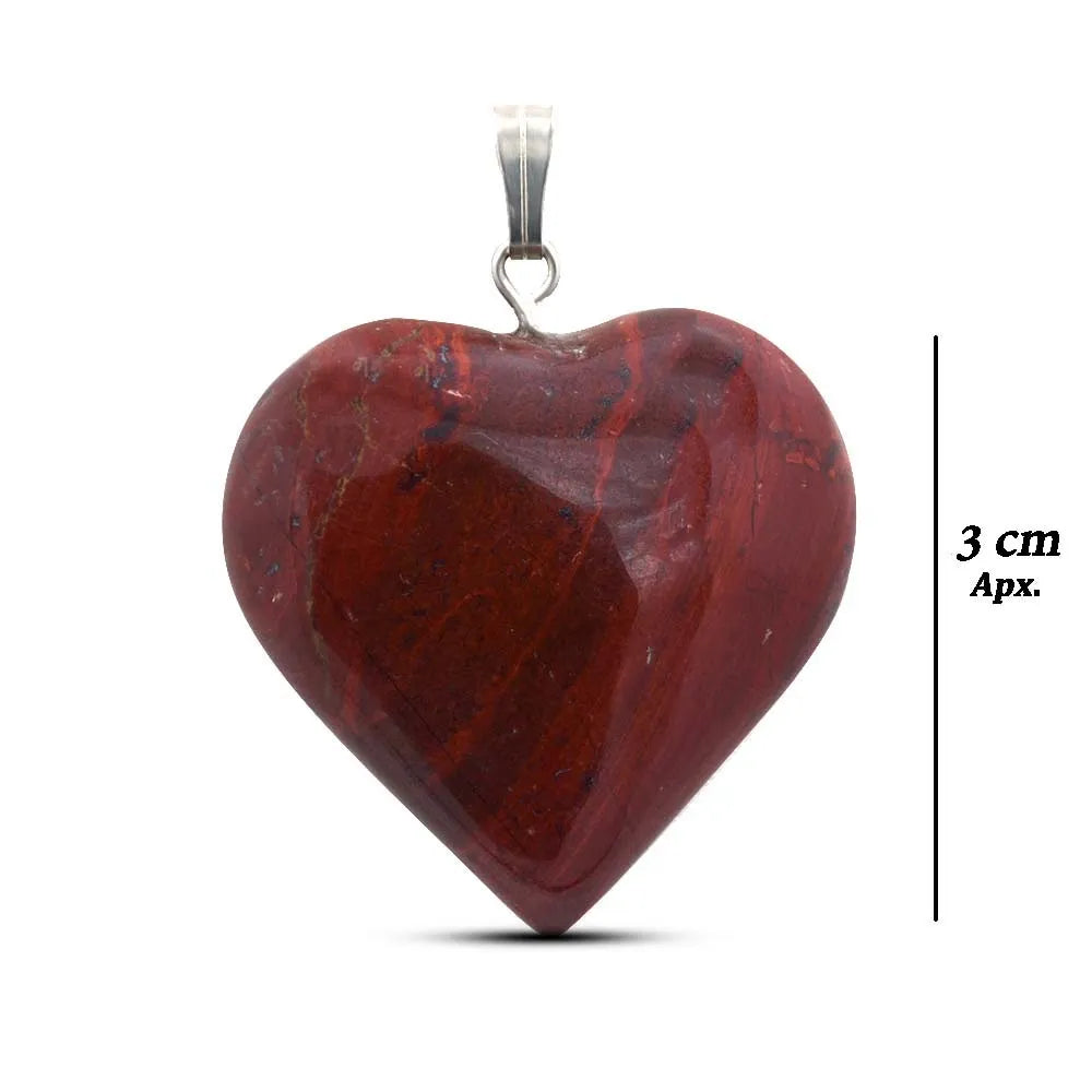 Red jasper Heart Pendent