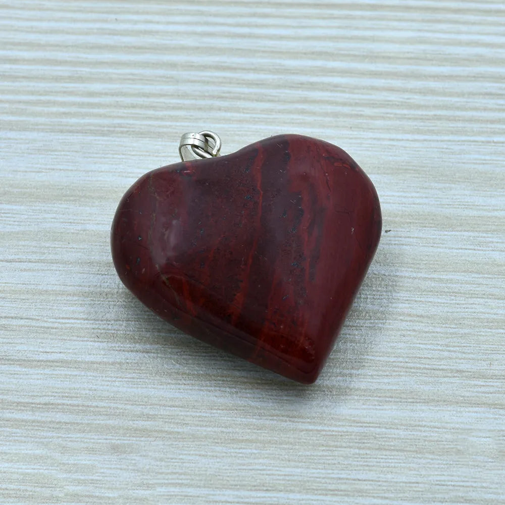 Red jasper Heart Pendent