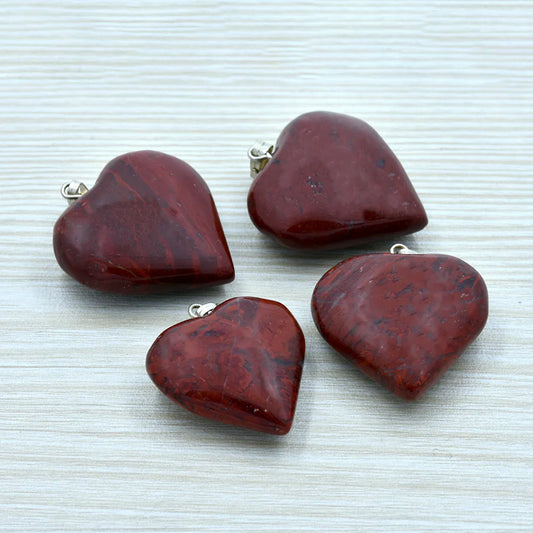 Red jasper Heart Pendent