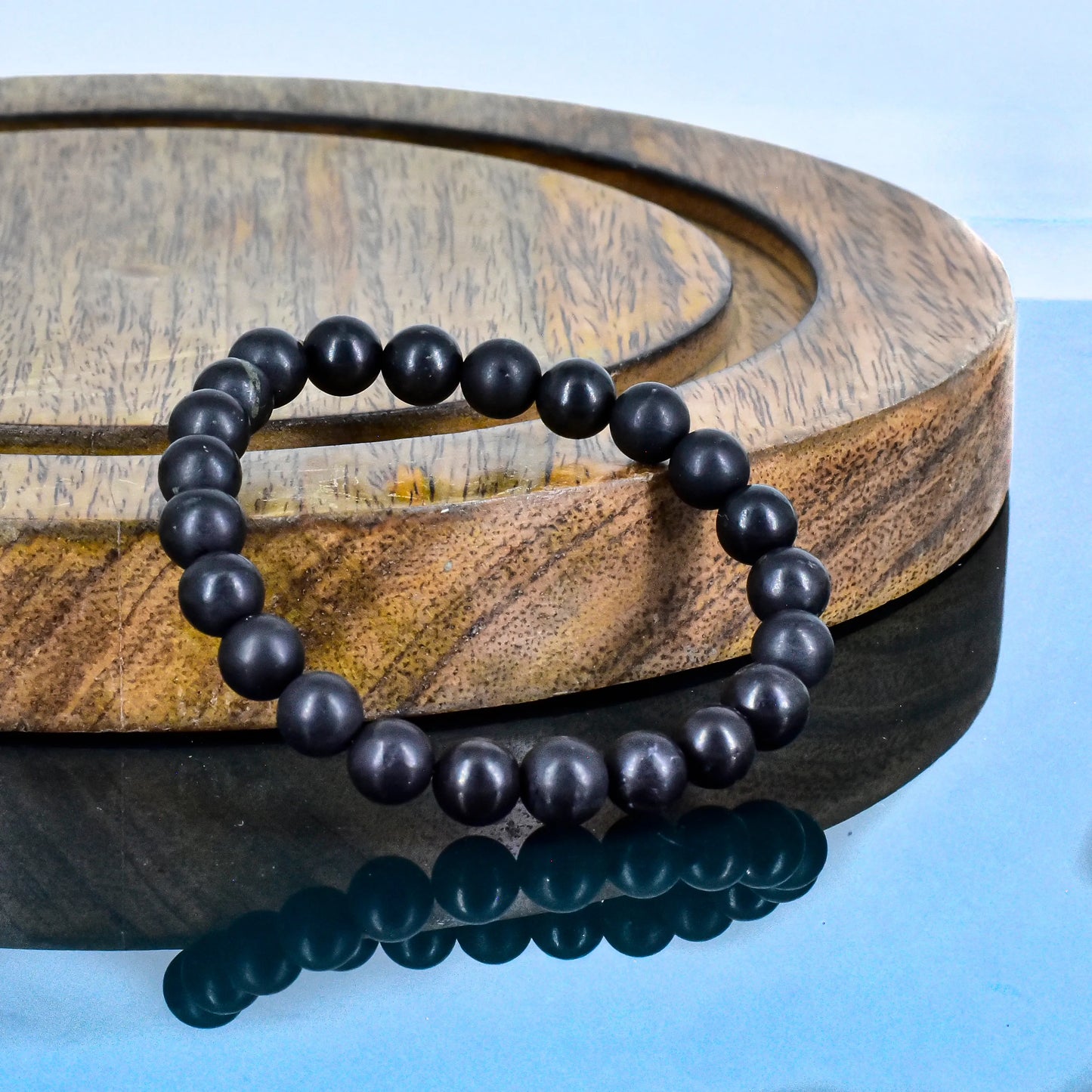 Shungite Crystal Stone Bracelet for Reiki Healing