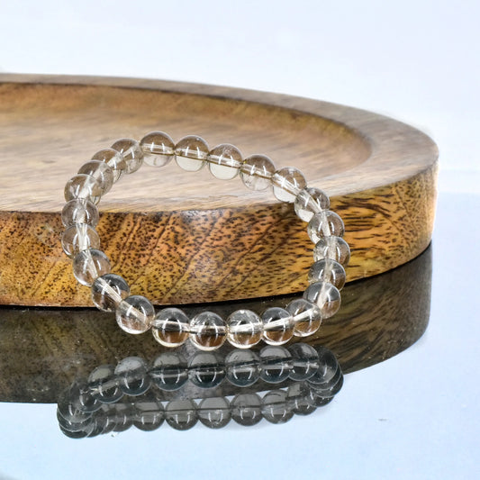 Smoky Quartz Crystal Stone Bracelet for Reiki Healing