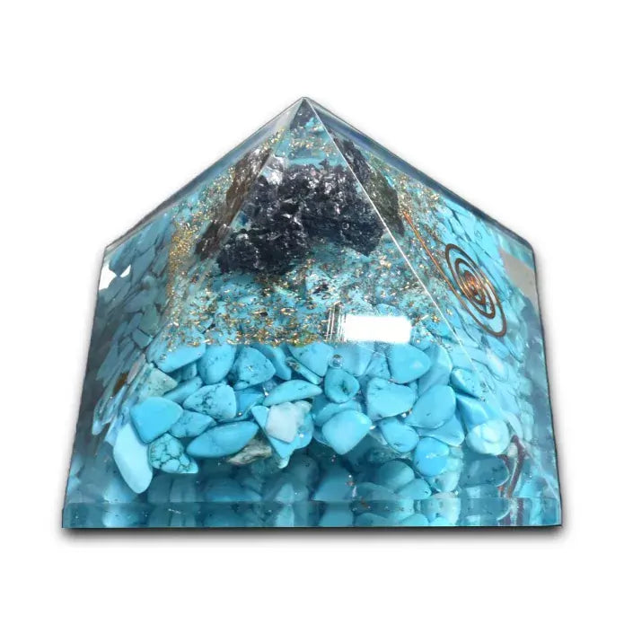 Turquoise Pyramid Turquoise Pyramid from Negative Energy by Reshamm – Reshamm Crystal Vastu