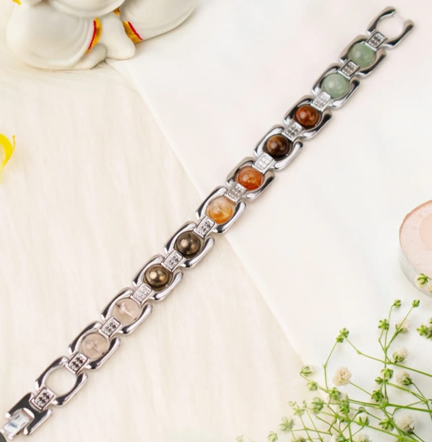 Dhan Yog Bracelet in Metal | Vastu & Astrology Wealth Bracelet for Prosperity & Financial Growth | Auspicious Energy Bracelet by Reshamm
