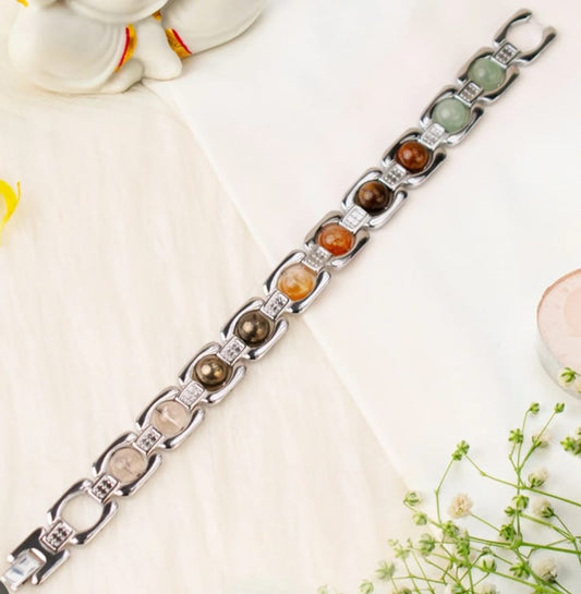 Dhan Yog Bracelet in Metal | Vastu & Astrology Wealth Bracelet for Prosperity & Financial Growth | Auspicious Energy Bracelet by Reshamm