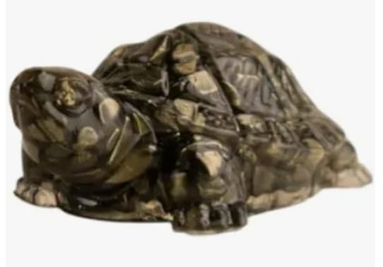 Pyrite Tortoise for Vastu & Wealth | Natural Pyrite Crystal Turtle for Prosperity & Positive Energy | Feng Shui Tortoise by Reshamm