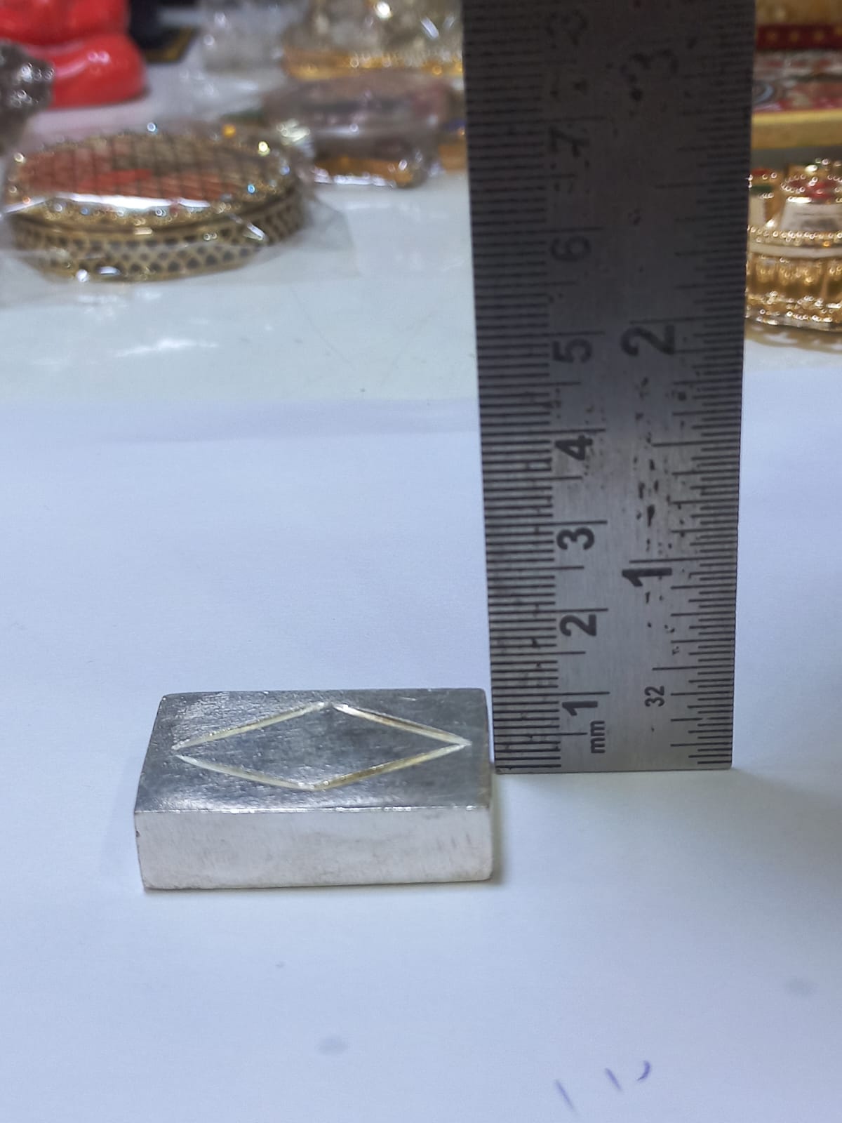 Silver Plated Vastu Bricks | Auspicious Silver Bricks for Wealth, Prosperity & Positive Energy | Premium Vastu Decor by Reshamm