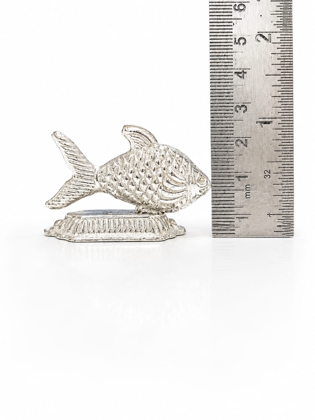 999 Silver Coated Fish for Vastu | Auspicious Silver Fish Showpiece for Wealth, Prosperity & Positive Energy | Premium Vastu Decor by Reshamm