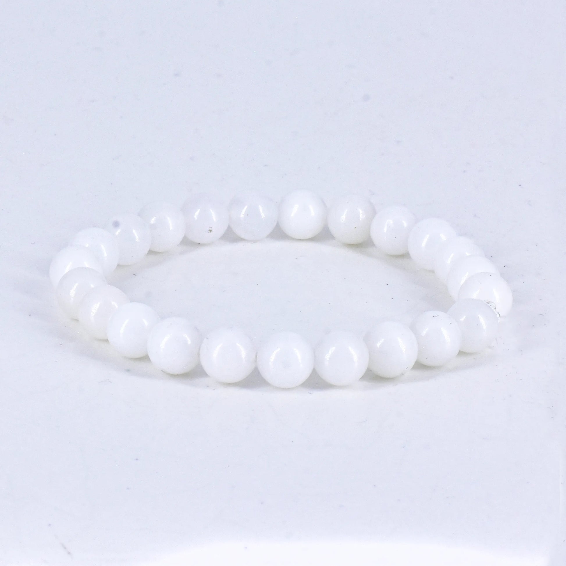 White Quartz Crystal Stone Bracelet for Reiki Healing