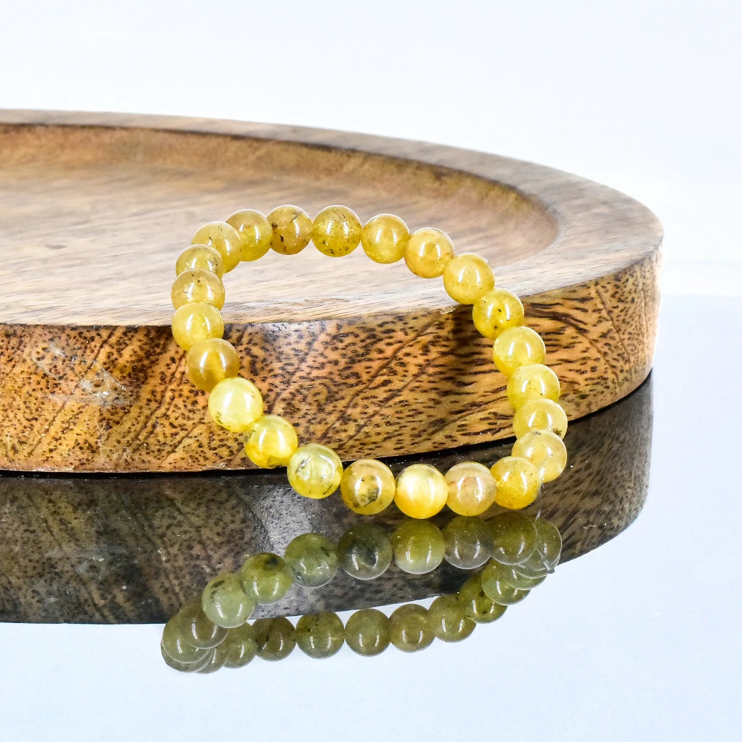 YellowApatite Crystal Stone Bracelet for Positivity