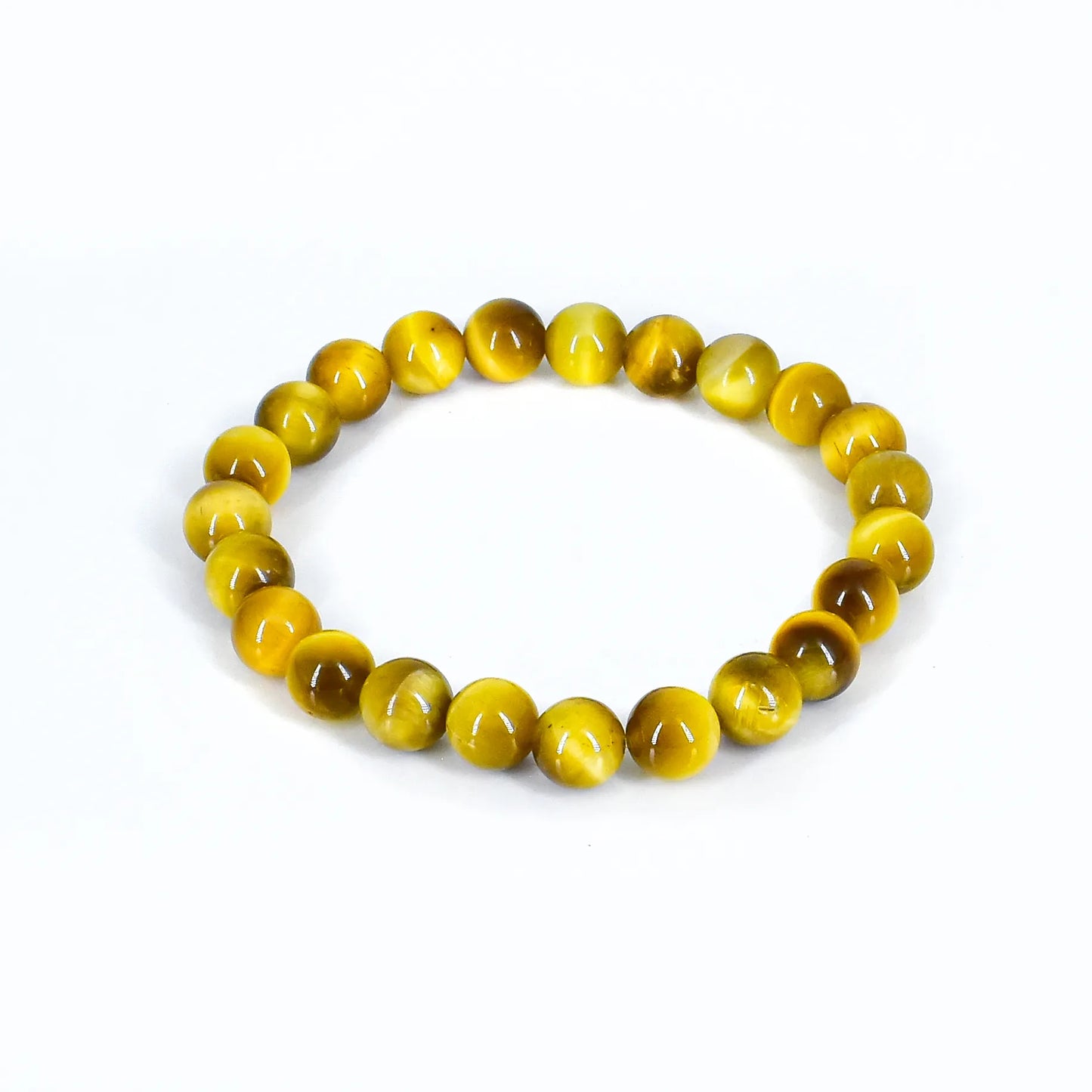 Yellow Cat's Eye Crystal Stone Bracelet for Foresight