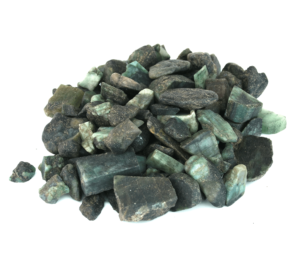 Raw Rough Stone Emerald 125 ct (50 gm) Approx 10 Pieces unpolished Natural Healing Crystal Chakra Balancing Vastu Stone