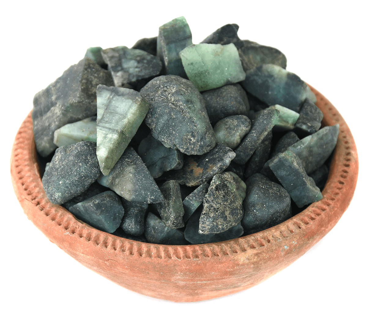 Raw Rough Stone Emerald 125 ct (50 gm) Approx 10 Pieces unpolished Natural Healing Crystal Chakra Balancing Vastu Stone