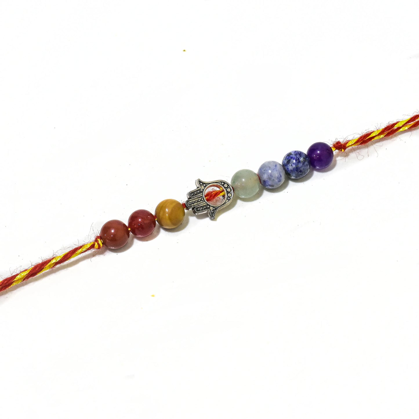 Seven Chakra Crystal Rakhi With Humsa