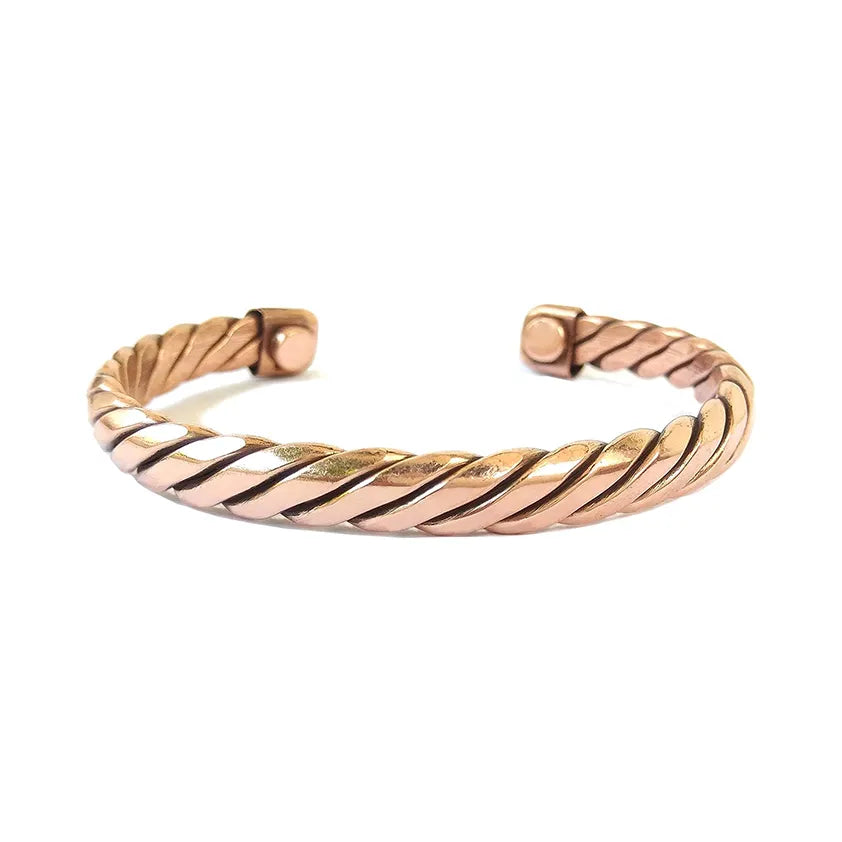 Copper Kada with an enchanting Spiral Design – a fusion of traditional craftsmanship and contemporary style.