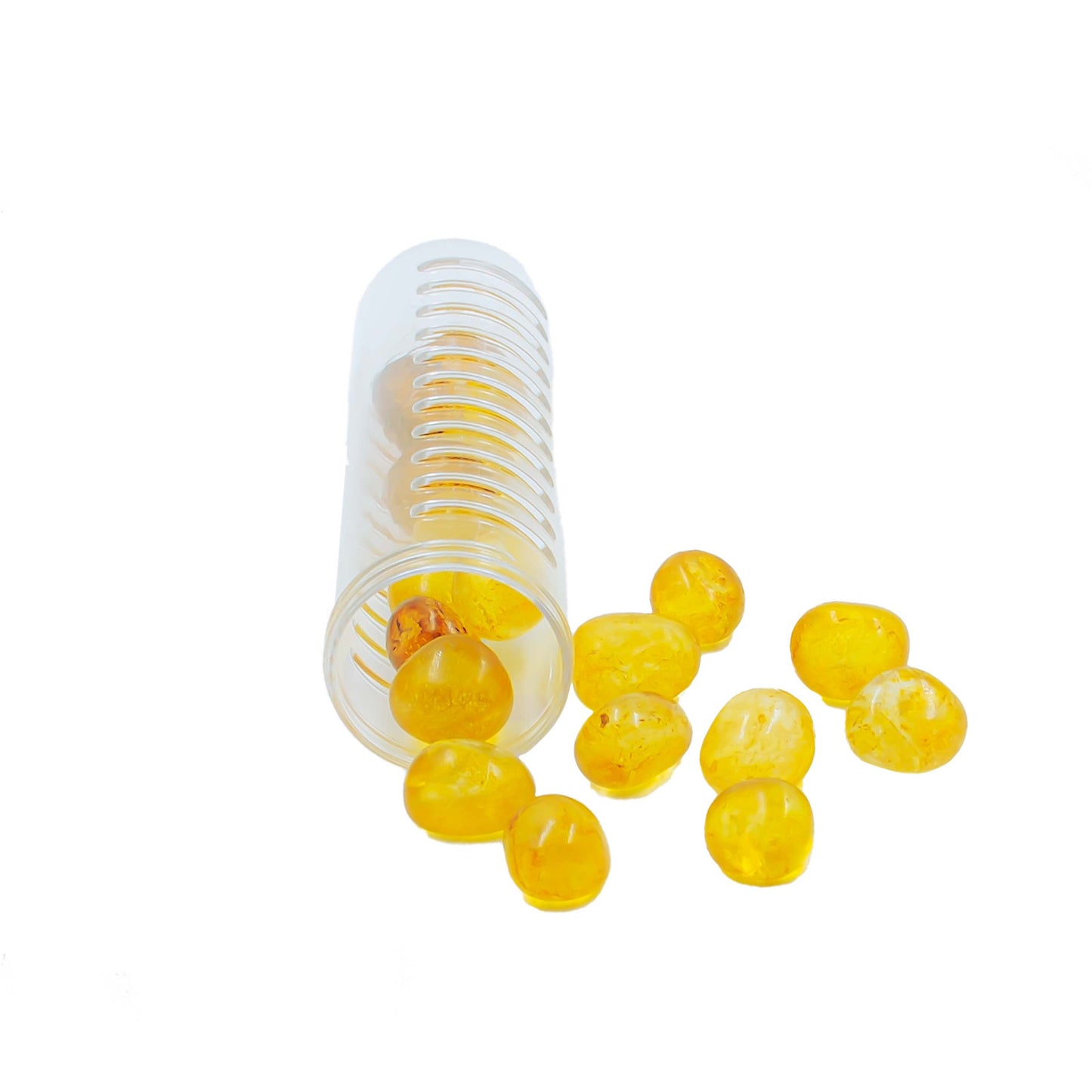Plastic Water Bottle | Capacity: 800 ml | Color: Black | Pack of 2 | Stone : Citrin | Yellow |