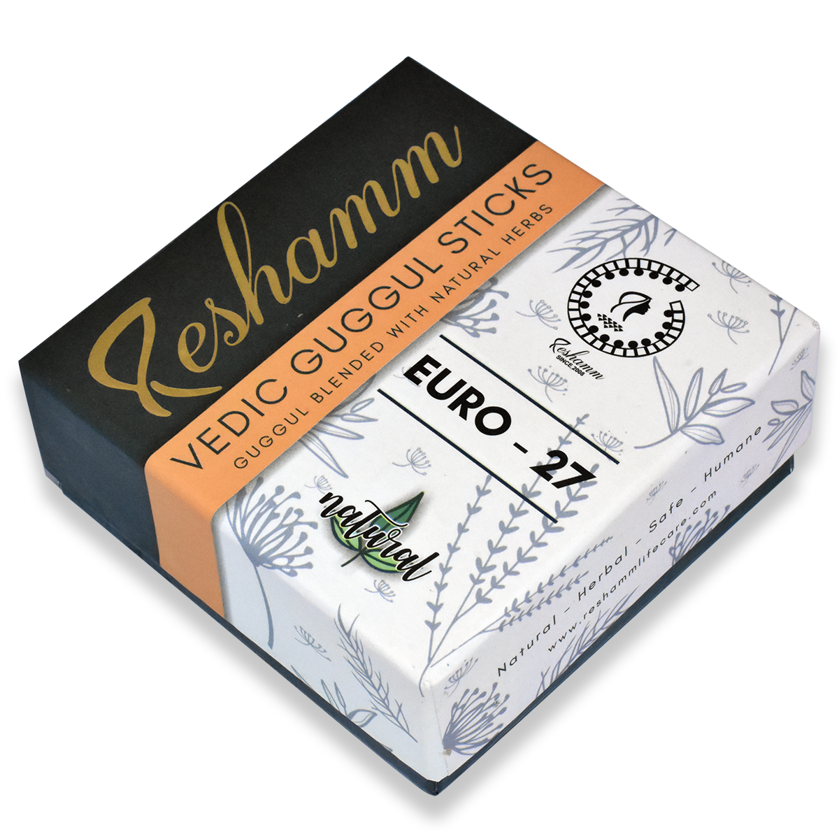 Vedic Guggul Sticks (Euro 27) made of Guggul & 26 Natural Herbs Powder. Festival gifts, Aroma Therapy, Positive vibes. Beautiful packaging. 30 sticks Pack.